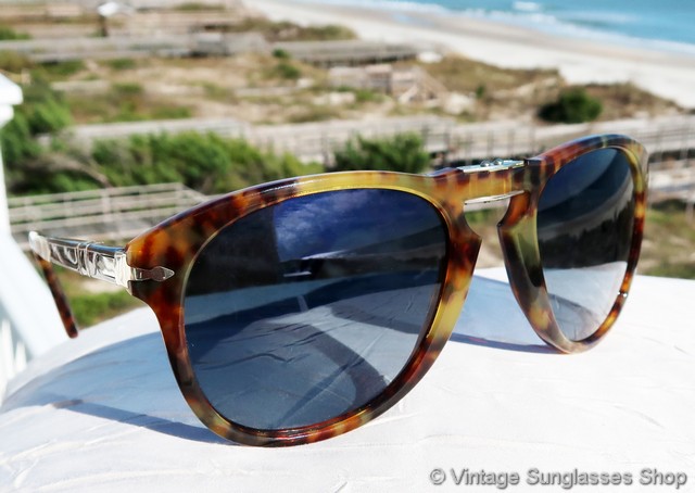 Persol 714 108 S3 Steve McQueen Folding Sunglasses